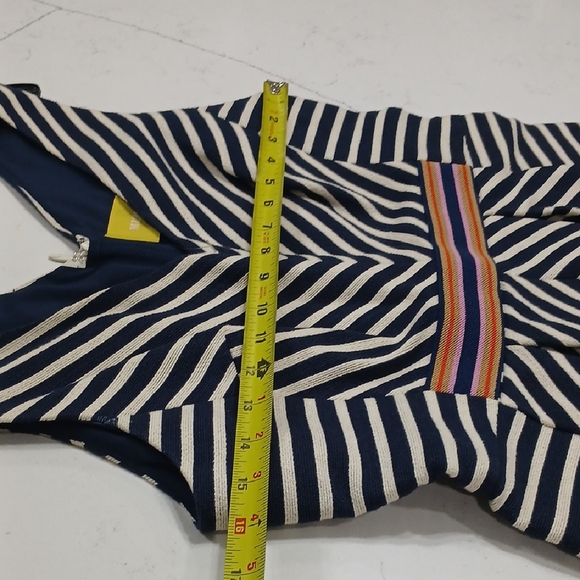 Maeve Black and White A-Line Midi Dress V-Neck Sleeveless New Without Tags - Picture 12 of 16